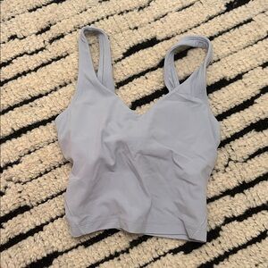 Lululemon Athletica Light Gray Sports Bra